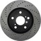 Centric Parts Sport Cross Drilled Brake Rotor, 128.44146R 128.44146R - alternate 1